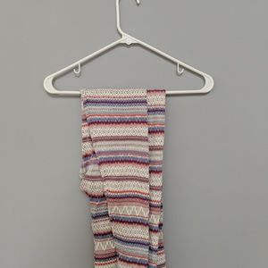 Free People Fair Isle Pink Sweater Leggings